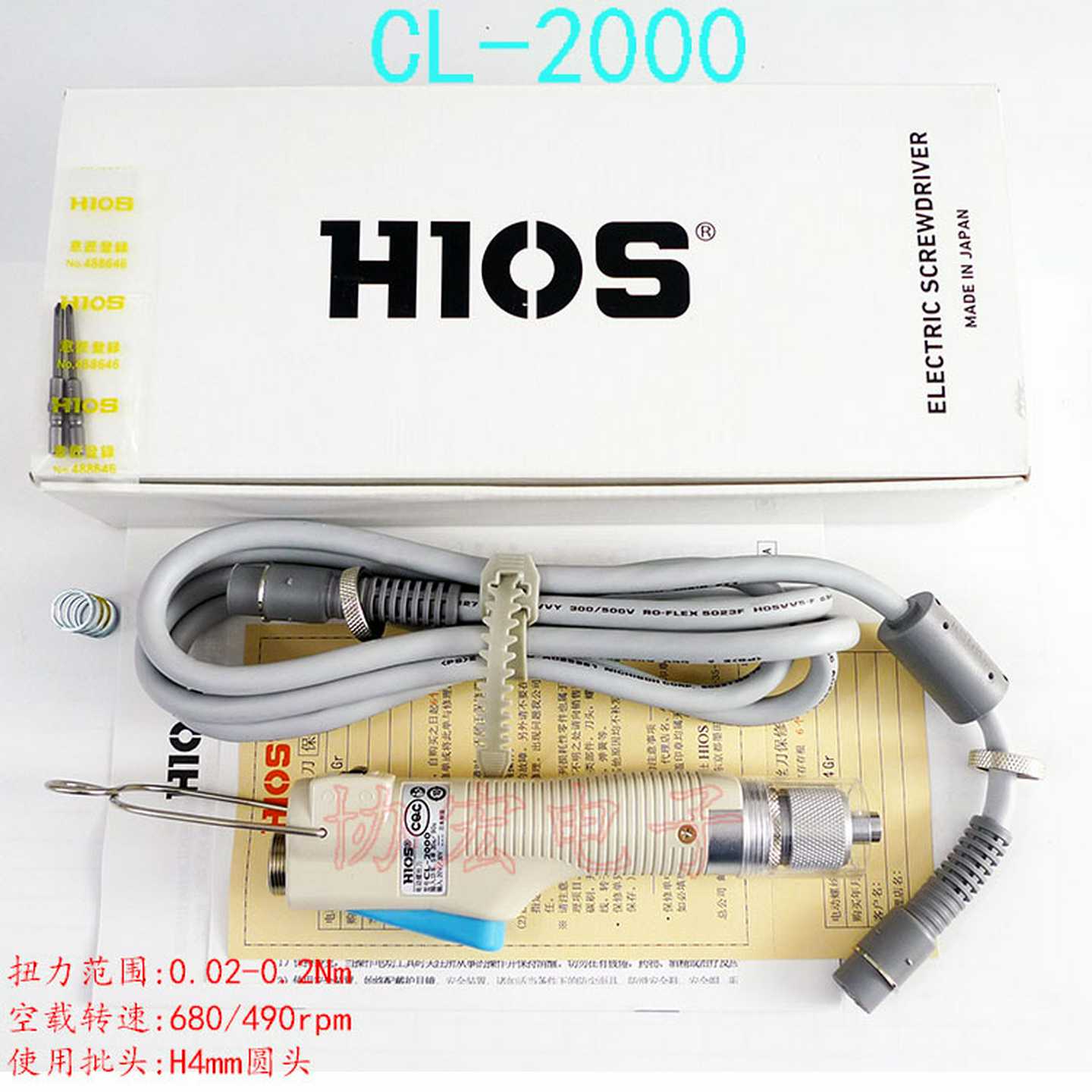 日本产HIOSCL-2000电批/电动螺丝刀/微型螺丝刀CAL-3000