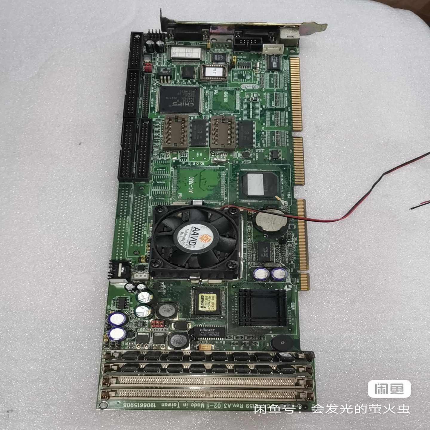 研华工控机设备主板 PCA-6159 Rev.A3 送CPU