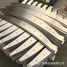 桥梁护栏304不锈钢河道围栏不锈钢复合管护栏景观灯光防护栏