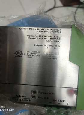 QUINT PS-3*400AC/24DC/40/ F有3台（地坛设备）