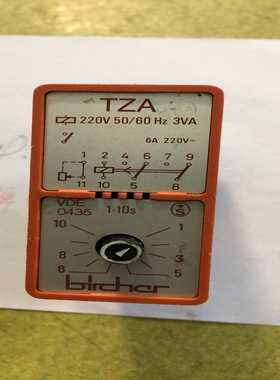 进口瑞士birCher产时间继电器TZA一个，AC220，无-议价
