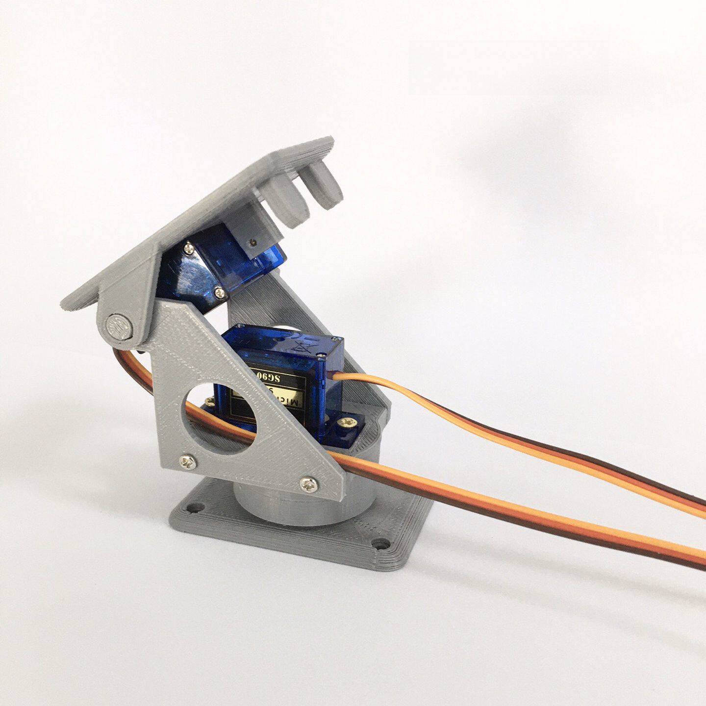 兼容双轴两自由度90舵机云台智能车超声波摄像头航模