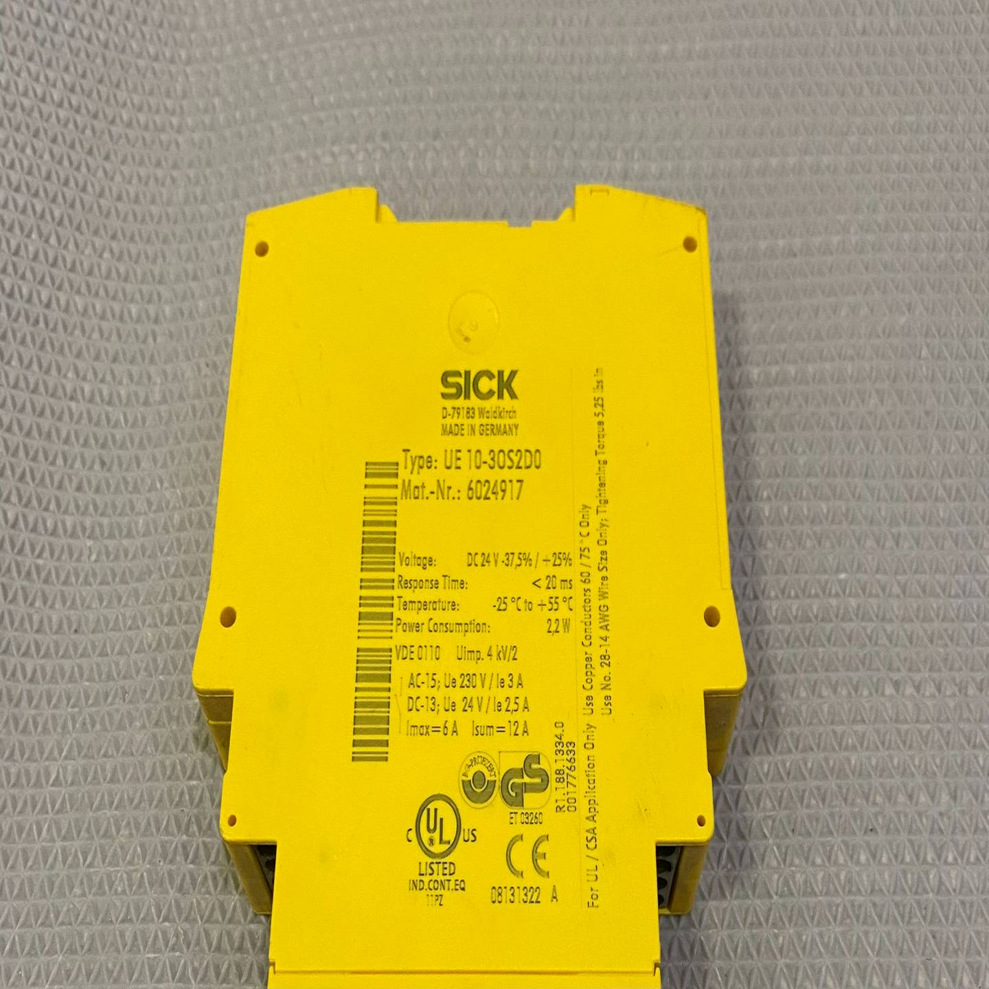 SICK西克UE10-3OS2D0安全继电器6024917询价