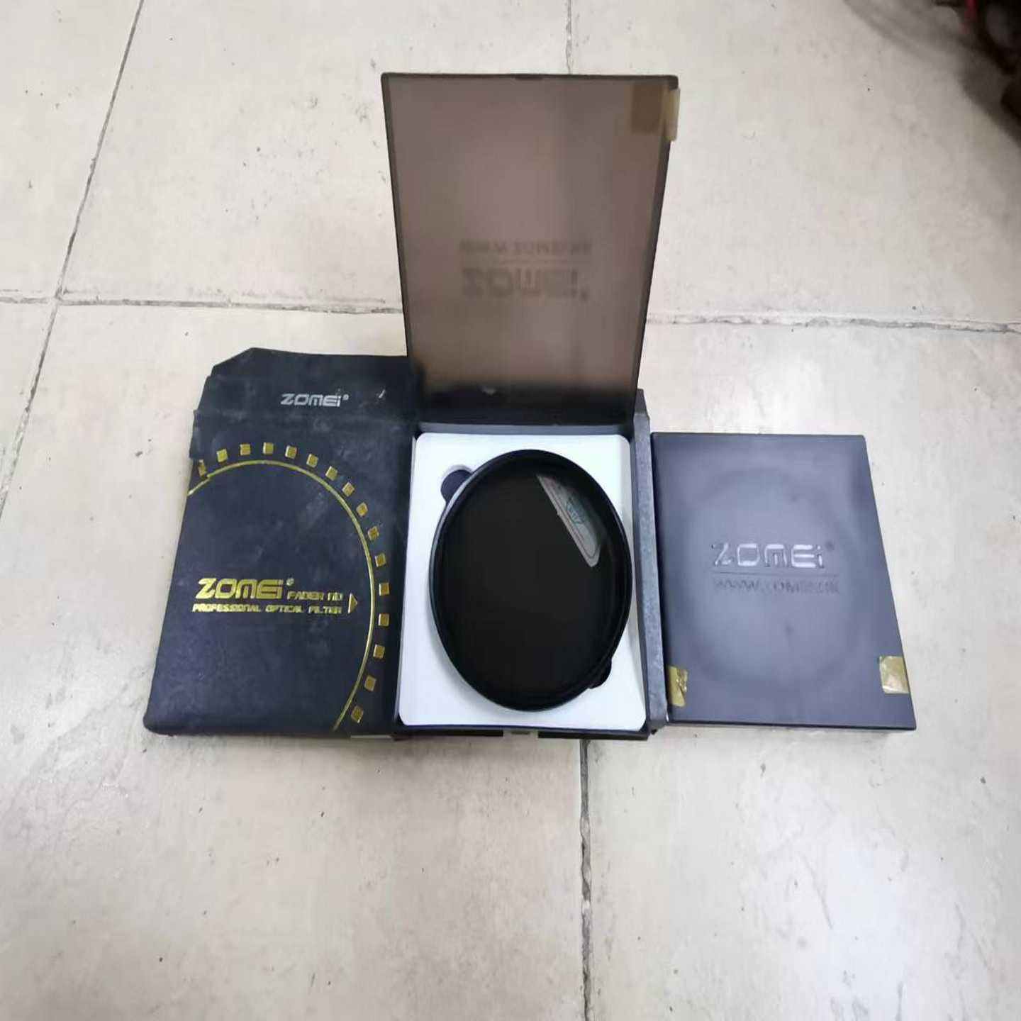 卓美无极旋转变值ND减光镜ND2-400，可调范围62mm，询价图片