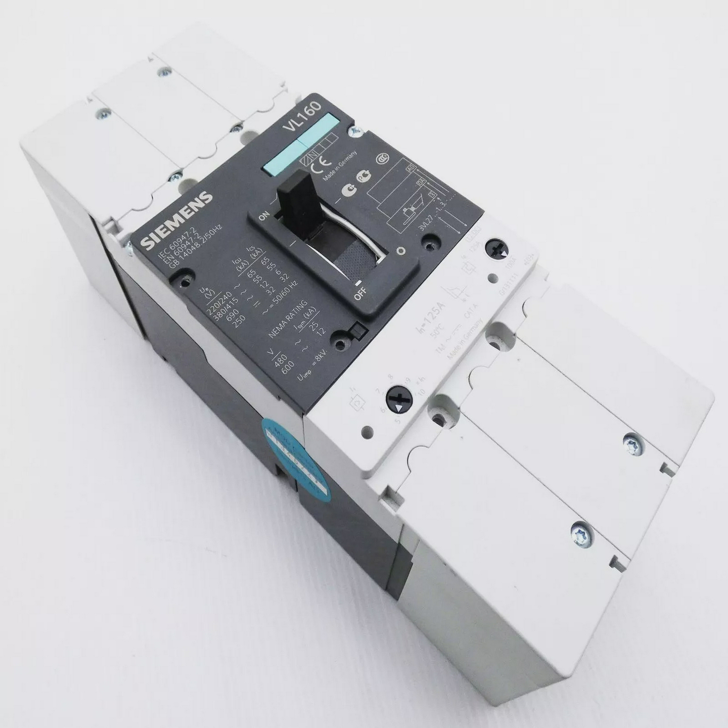 SiemensVL1603VL2712-1DC33-0AA0125ALeistungsschalter-us