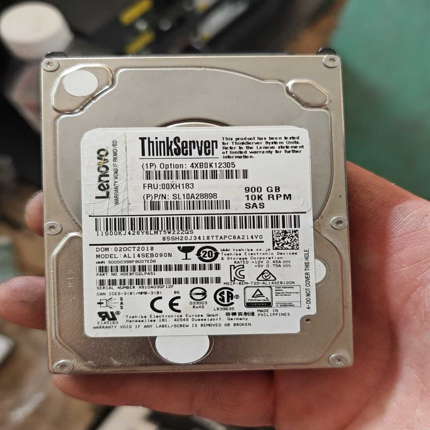 联想ThinkServer900G10KSAS2.-议价