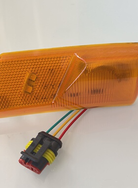 适用德龙车型X6000/X5000S侧转向灯LED陕汽配件黄色边灯