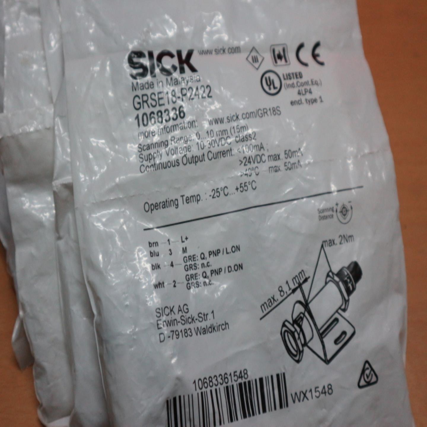 SICK  1068336 施克 GRSE18-P2422  现货