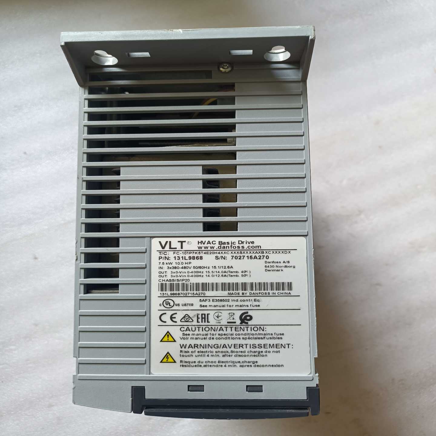 FC-101P7K5T4E20H4.......丹佛斯变频器【卡奥电子】