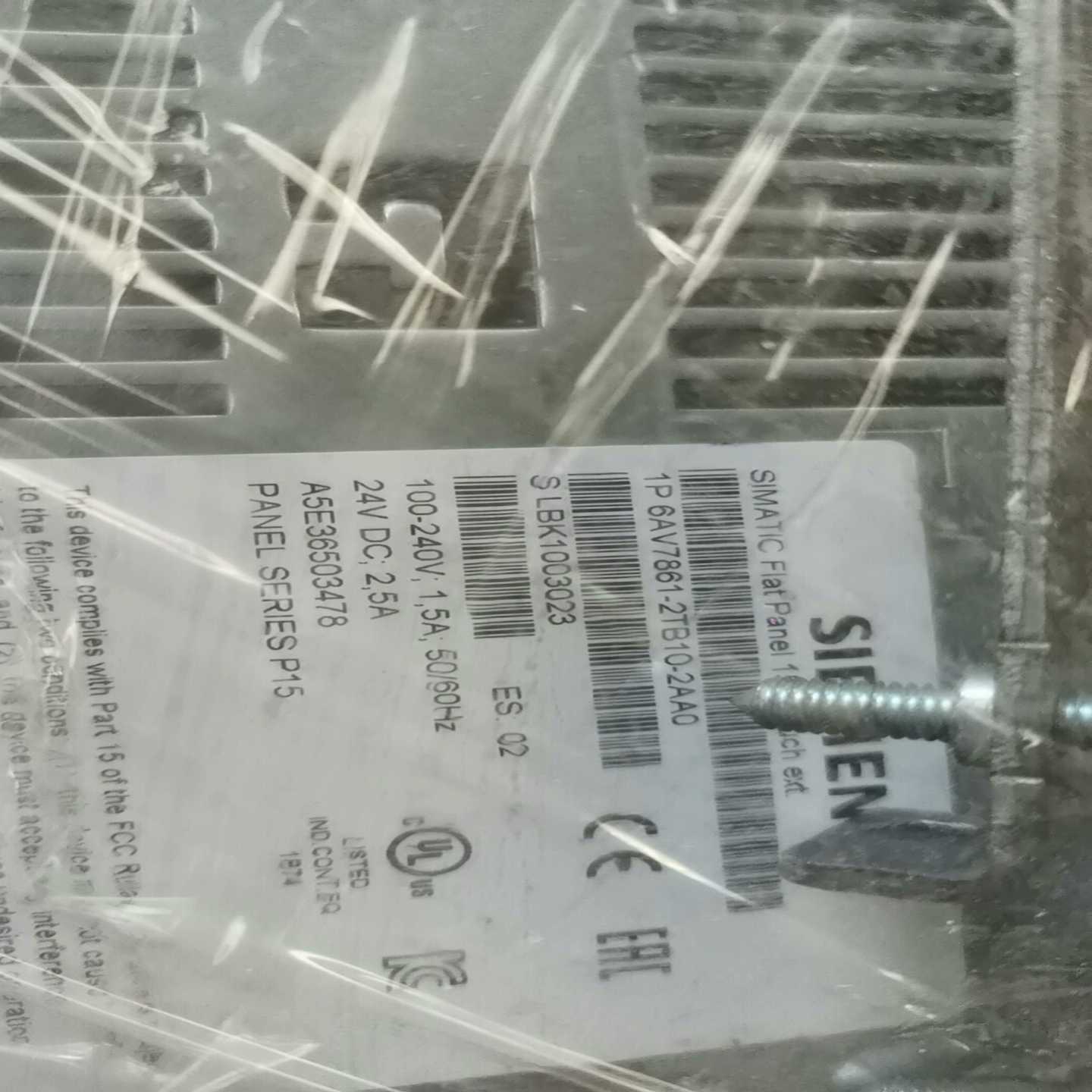 【议价】显示屏1P6AV7861-2TB10-2AA0,运费适用