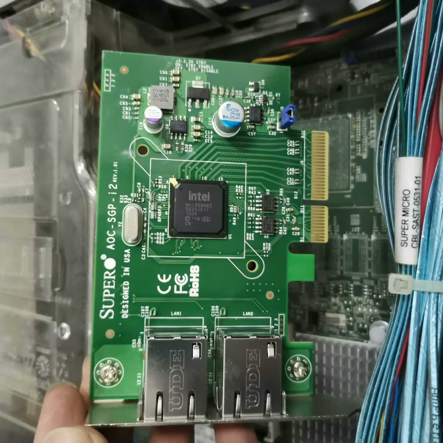 超微SUPER AOC-SGP-i2 intel I350-