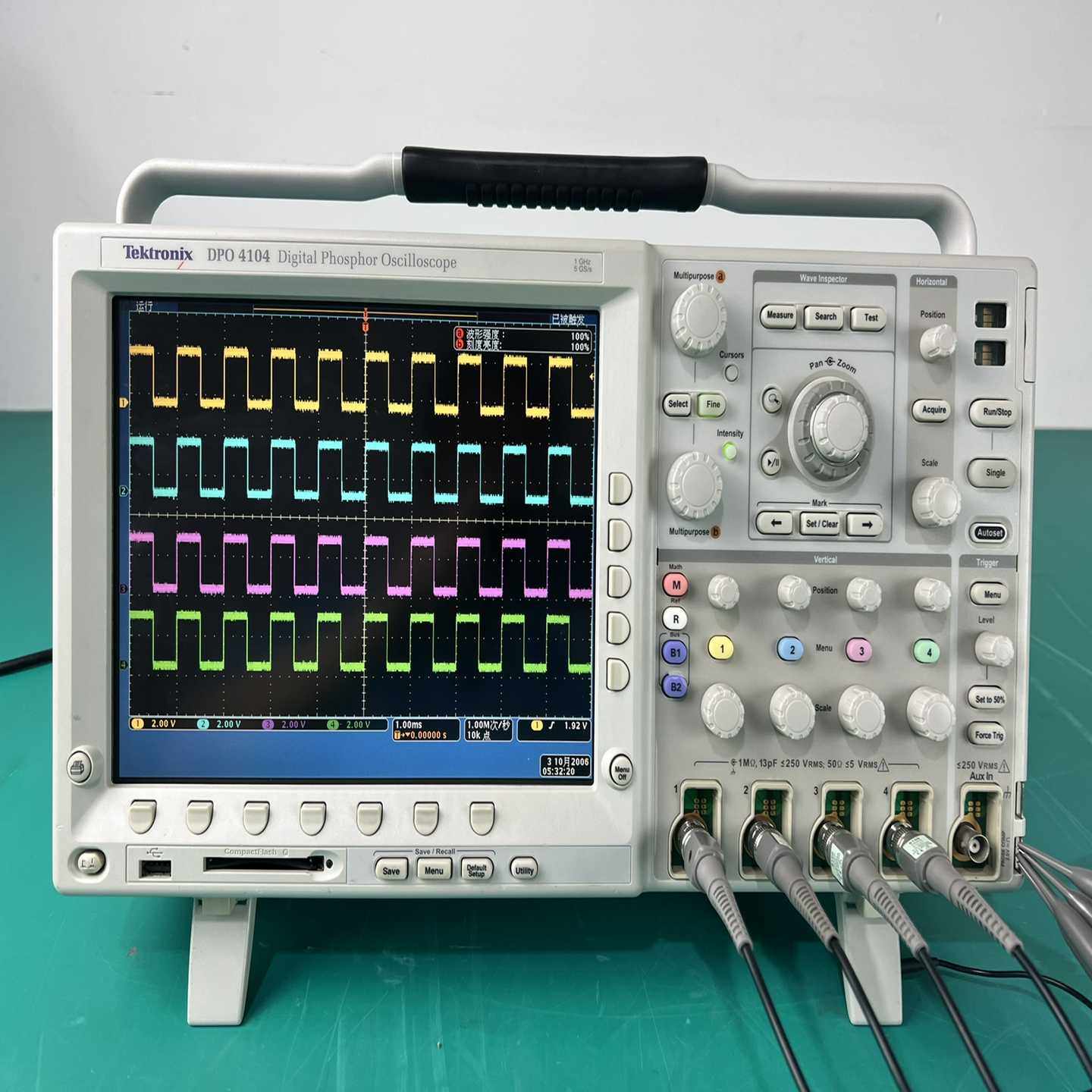 （议价）泰克DPO4104数字示波器带宽1G功能正常4个通道