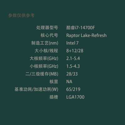 （议价）i7-14700F正式版散片质保12个月上海发包顺丰