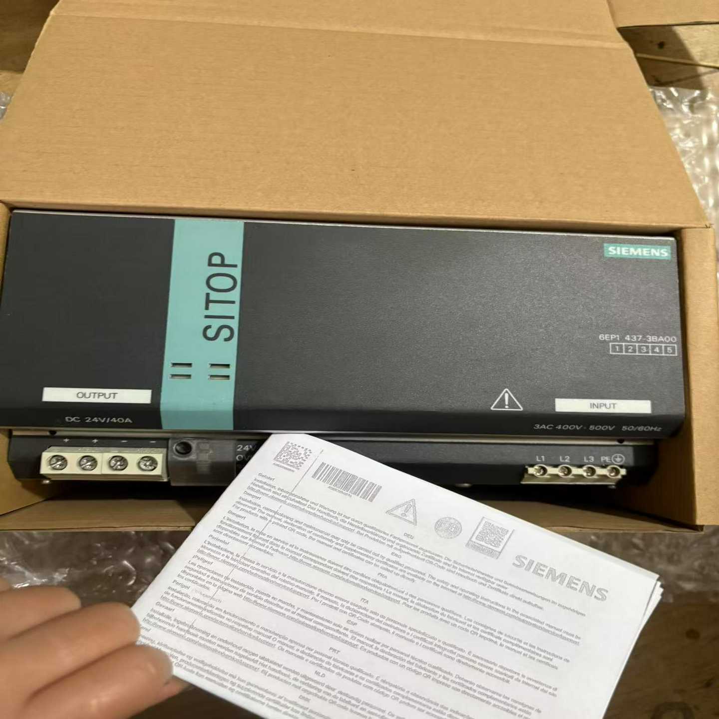 全新西门子SITOP电源模块，型号6EP1437-3BA00--议价商品