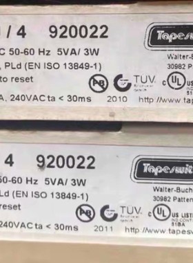 议价TAPESWITCH安全继电器PRSU4  920022议价