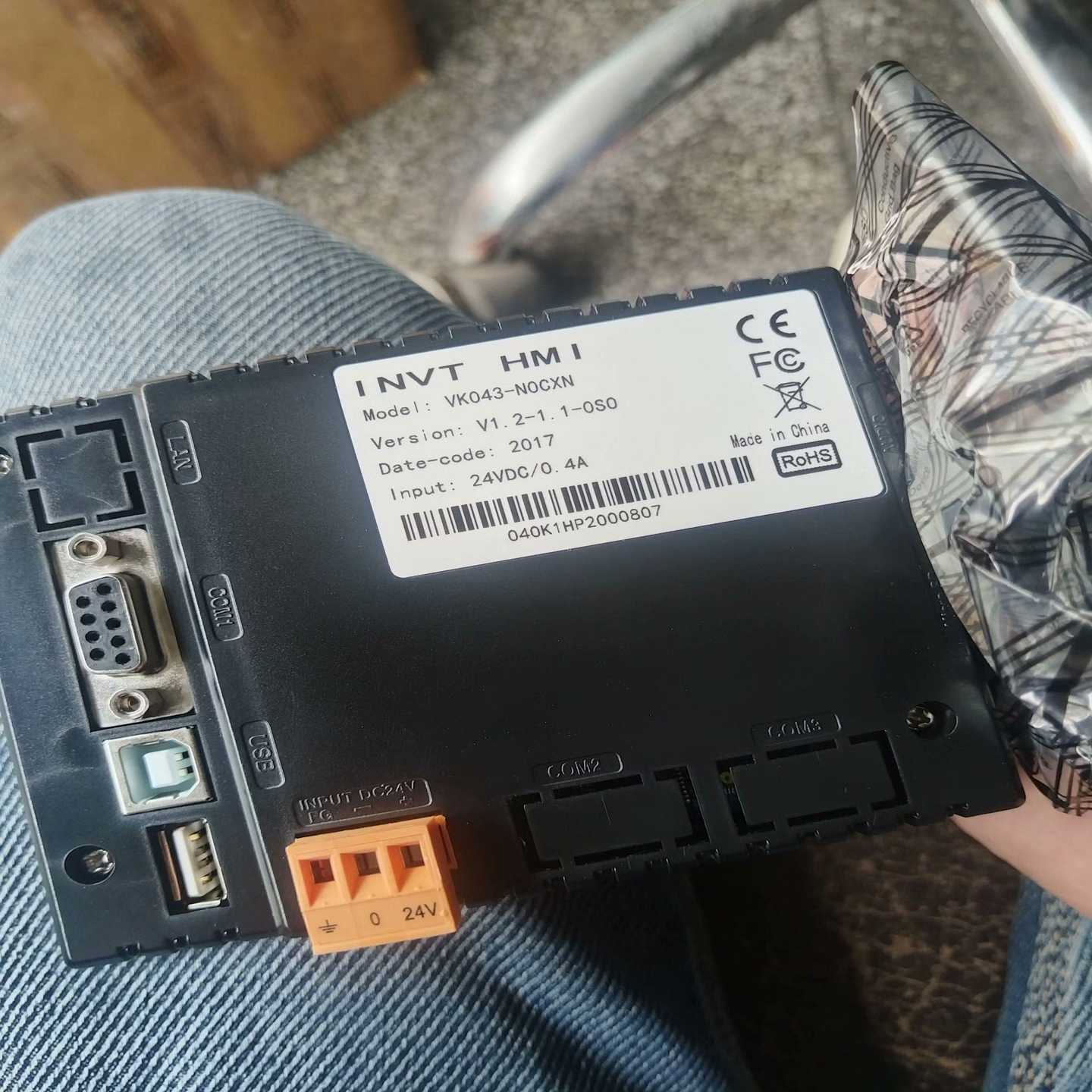 咨询-带包装英威腾VK043-NOCXN触摸屏，