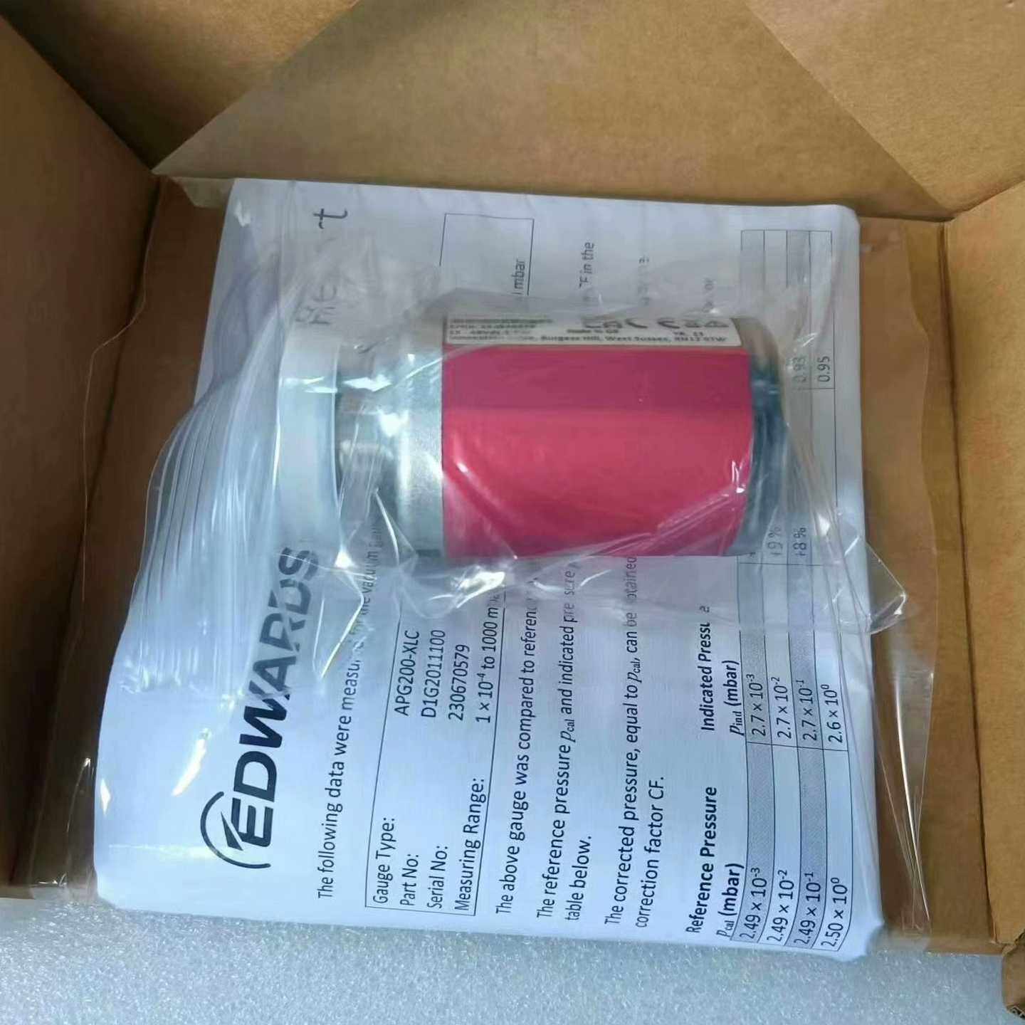 爱德华真空计APG200-XLC-NW16D1G20111--议价商品