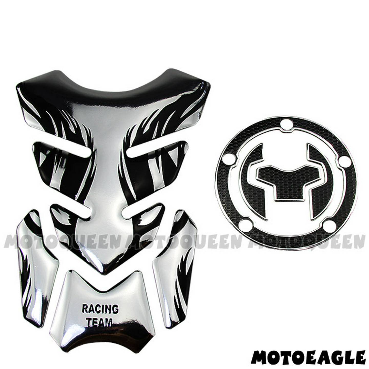 适用DL250铃木TR300铁人GSX250机车油箱改装饰贴纸贴膜鱼骨贴花