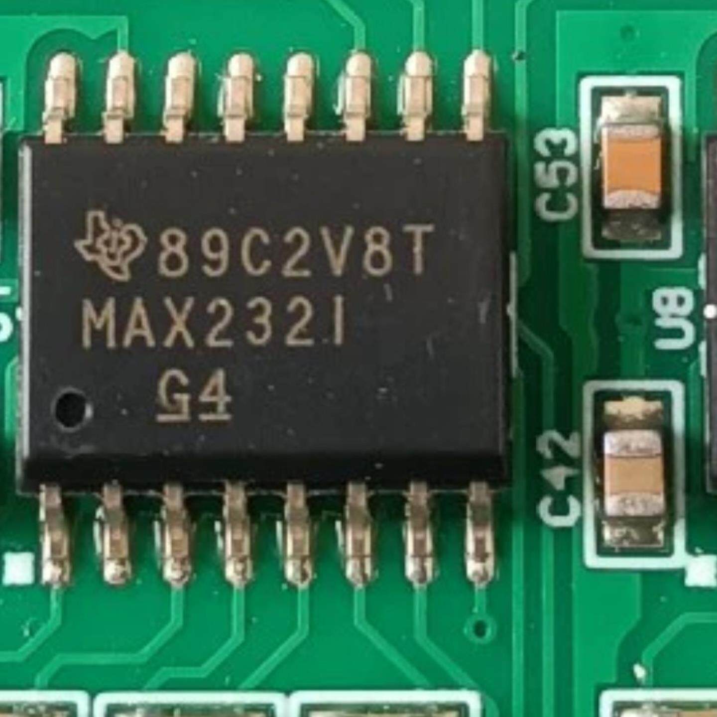 【请询价】MAX232芯片型号89C2V8T拆机原装正品实物拍摄