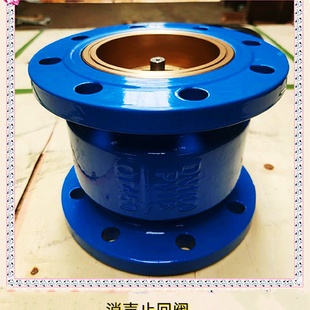 球墨铸铁HC41X微阻缓闭单向逆止阀dn100法兰大体消声止回阀