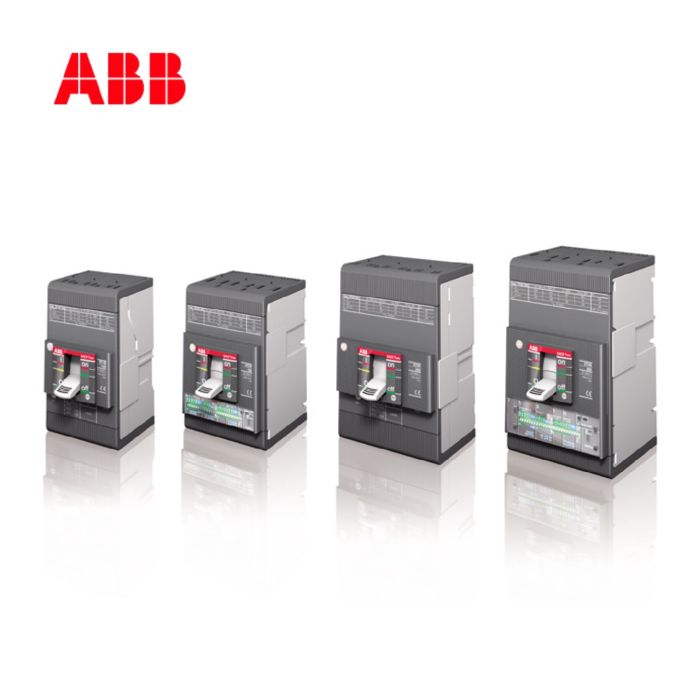 ABBXT2空开塑壳断路器分断70KA3P三极63A电子LS/I三段保护固定式