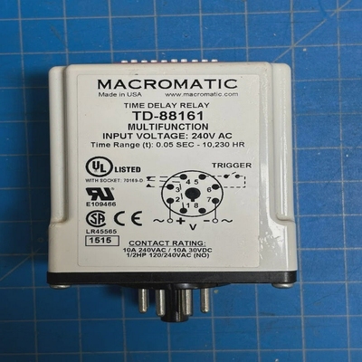 Macromatic240VAC10ATD-88161TimeDelayRelay