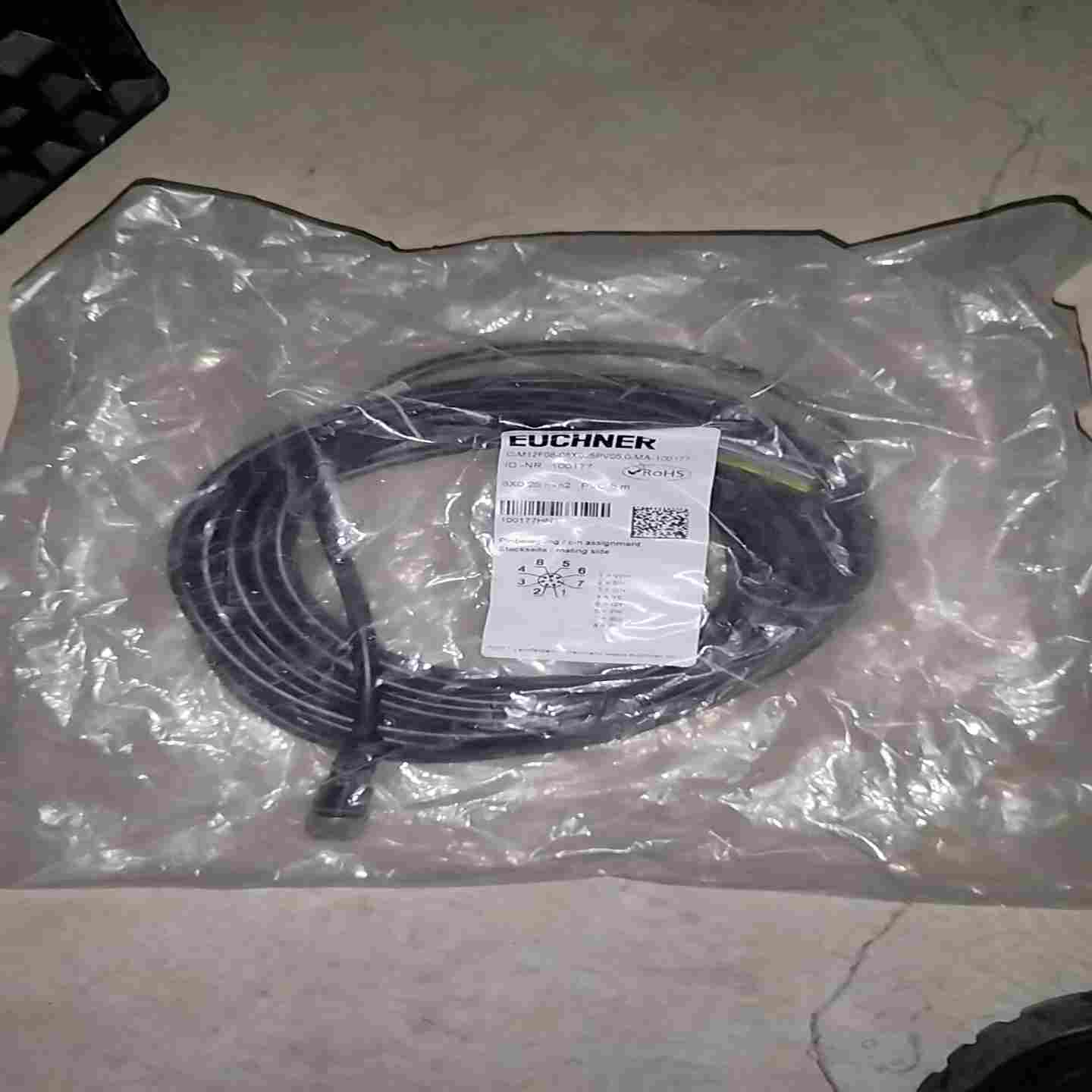 【议价】EUCHNER门锁线C-M12F08-08X025PV05,