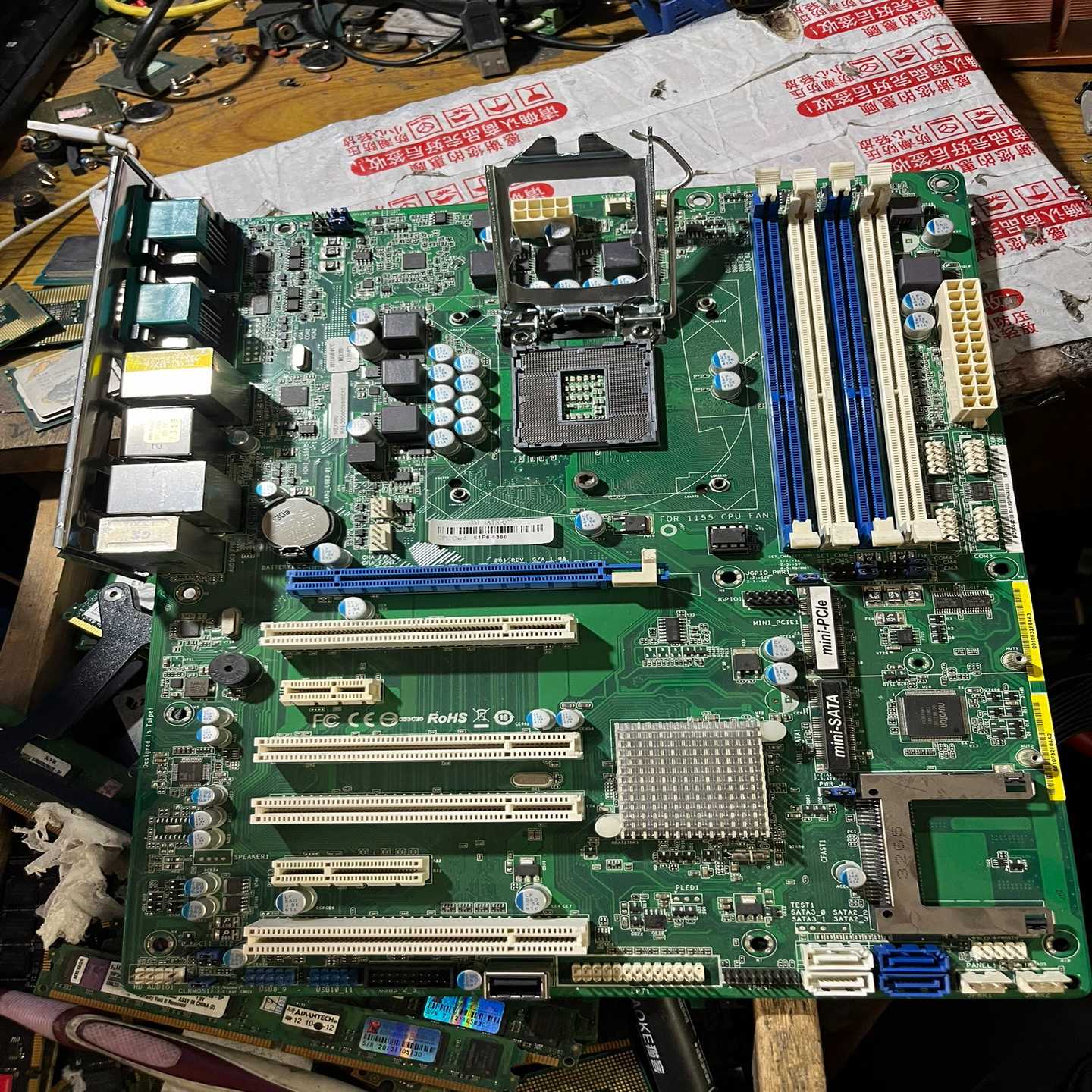 【议价】NEX980工控主板ATX-Q77支持3代CPU功能适用