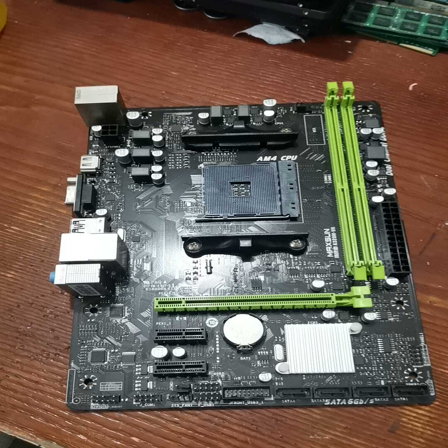 议价铭瑄A320M-VH主板一张正常使用