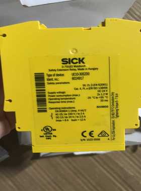 SICK西克安全继电器UE10-30S2D0，型号60249--议价商品