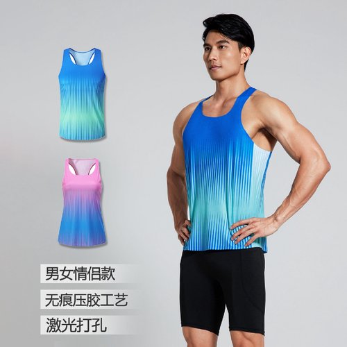 超轻跑步风洞背心男运动无袖健身衣女马拉松田径速干衣跑团印制