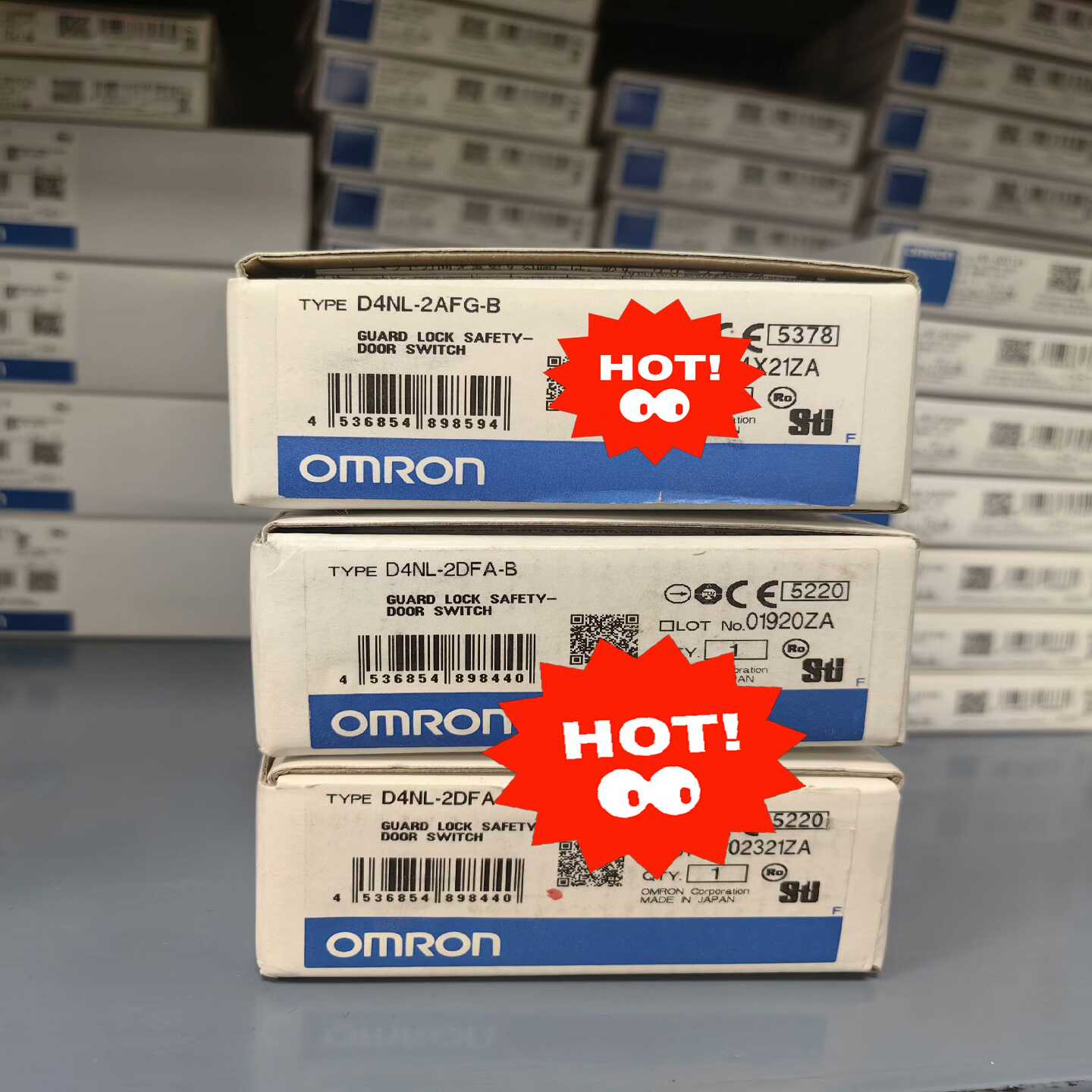 全新原装正品欧姆龙安全门开关D4NL-2AFG-B假一罚