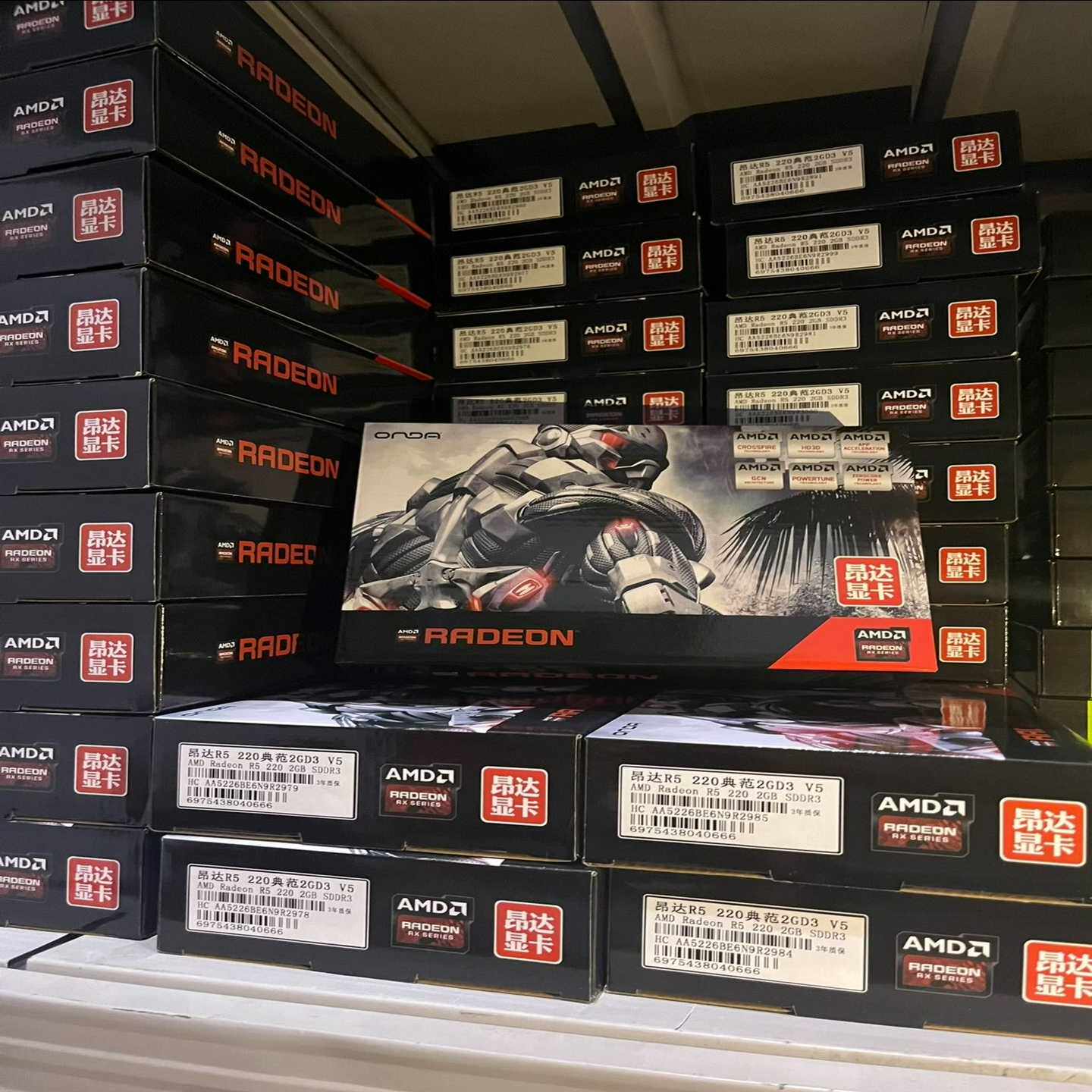 昂达R5220典范2GD3V5显卡，VGAHDMID--议价商品