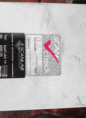 德国SCANLAB振镜basiCube14  功能测试完好，拍前询价