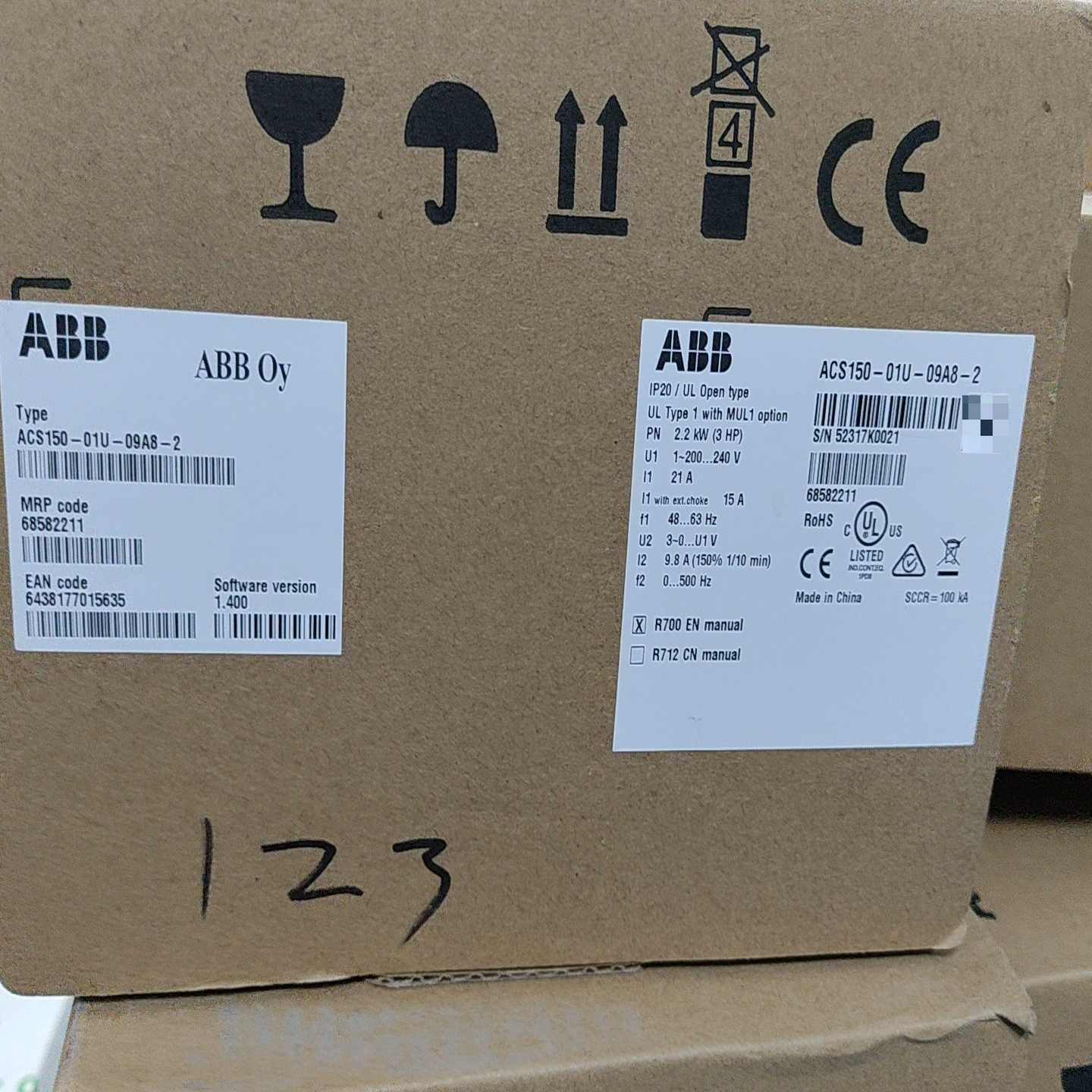变频器ACS150-01U–09A8-2询价