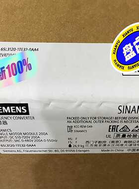 【议价】S120单电机模块6SL3120-1TE32-0AA4适用