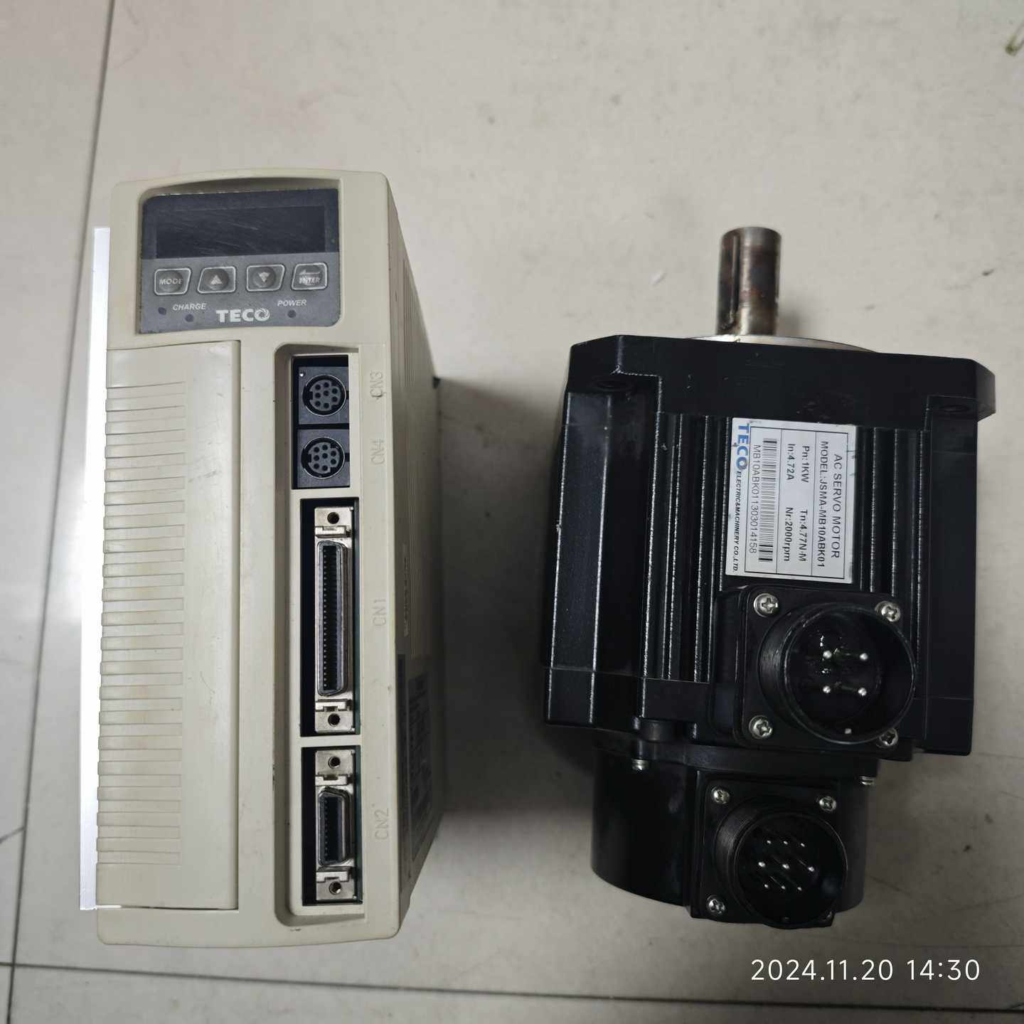 便宜处理东伺服套装，型号JSDA-30A，含伺服电机J