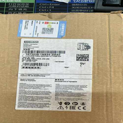 (询价)接触器 3RT2038-1NB34-A0
