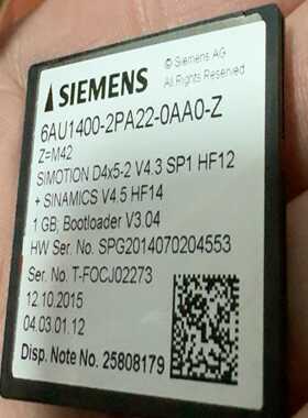【议价】6AU1400-2PA22-0AA0-Z内存卡，实物适用