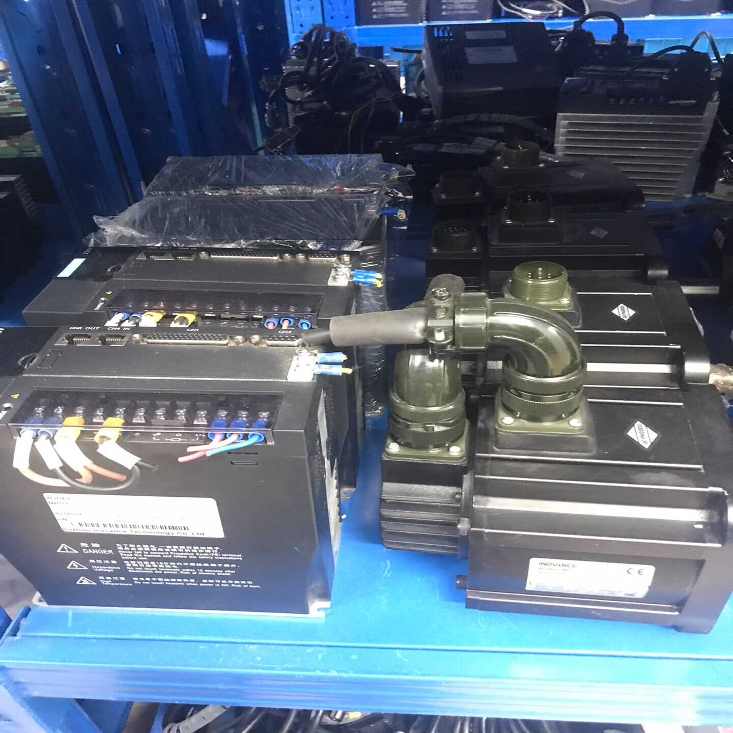 汇川总线伺服电机1.5kw驱动，带1.3电机，驱动型号IS6（零零电子