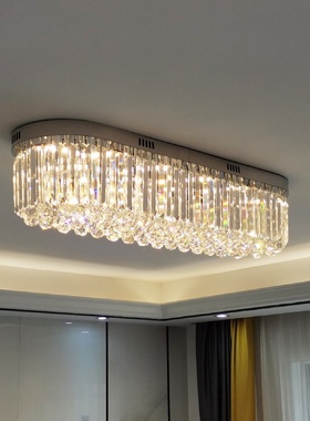长方形走廊过道灯LED客厅餐厅入户水晶衣帽玄关门厅灯圆吸顶灯具