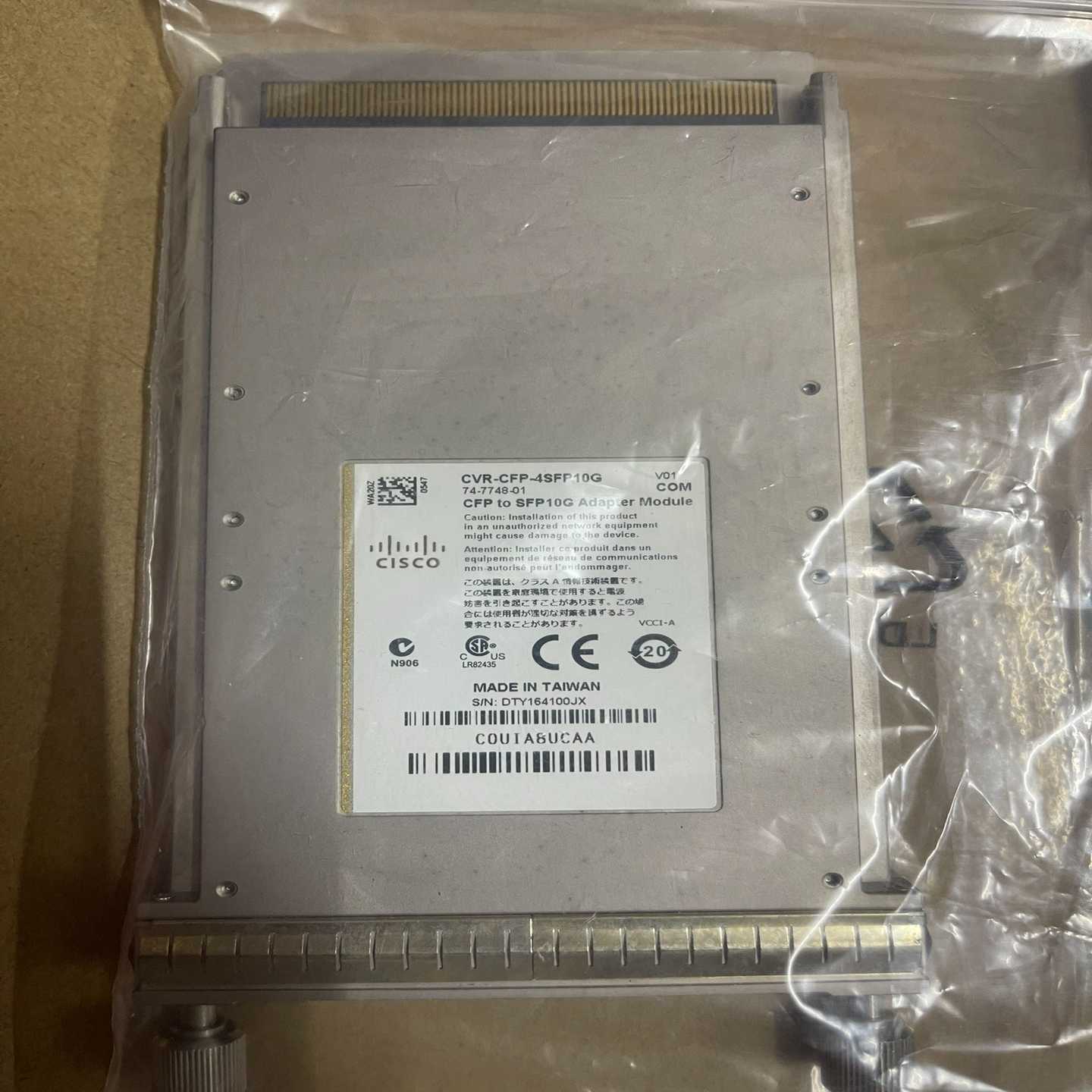 CVR-CFP-4SFP10G用在思科6904-40G原装拆