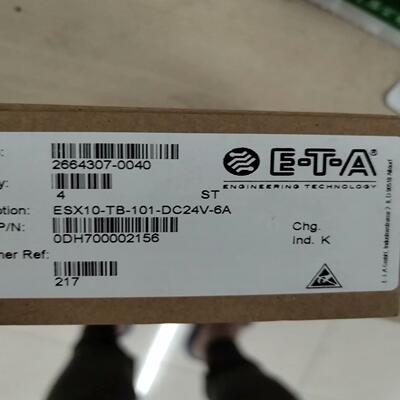 询价~ESX10-TB-101-DC24V-6A电子断路器