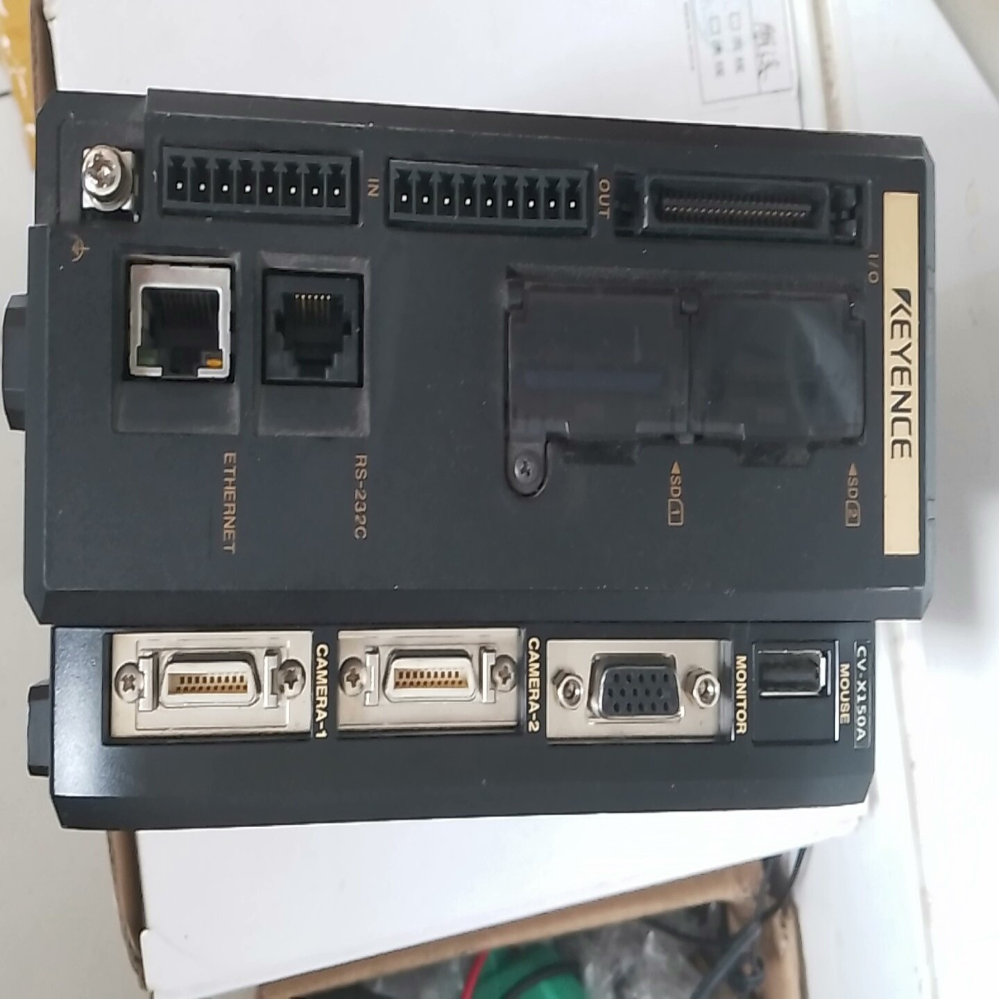 【请询价】基恩士cv-x150a视觉控制器成色一般功能包好用sd