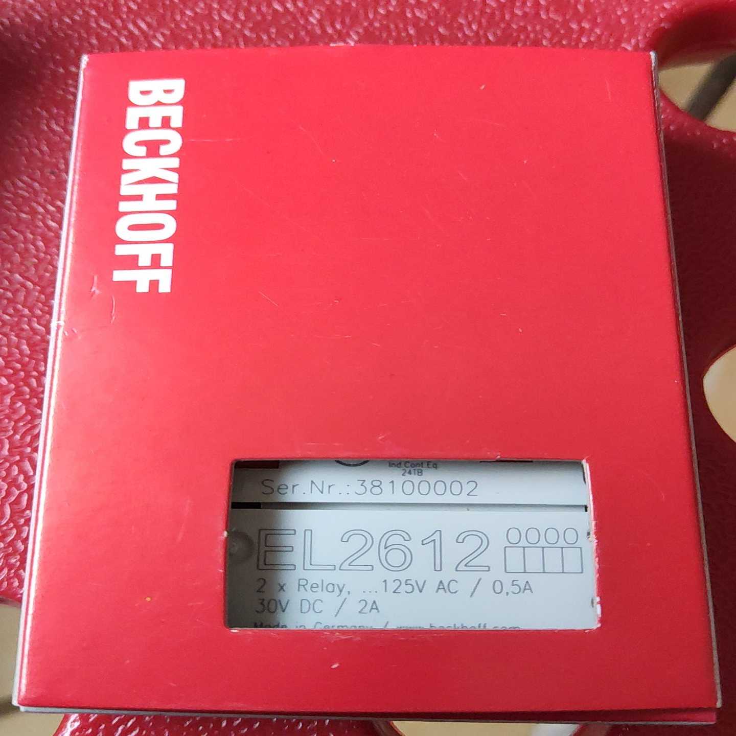 倍福模块EL2612,成色九九新，带包装，，当天即可（子云设备）