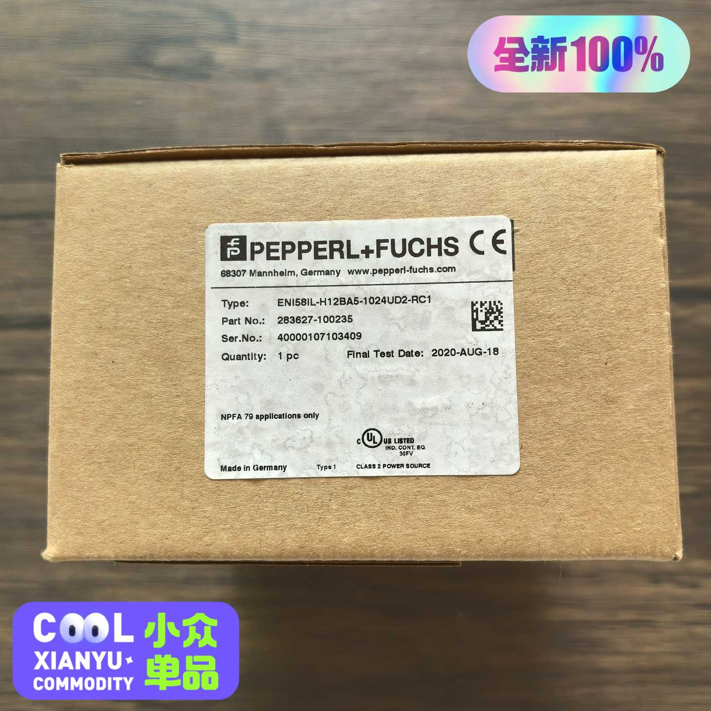 全新原装正品倍加福ENI58IL-H12BA5-1024