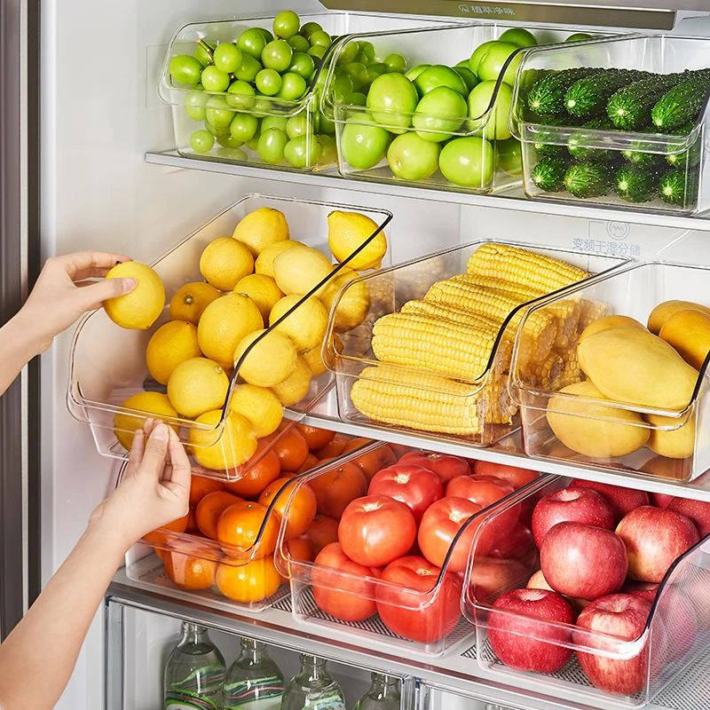 冰箱收纳盒抽屉式食级保鲜盒厨房整理神器分装盒鸡蛋饮料储