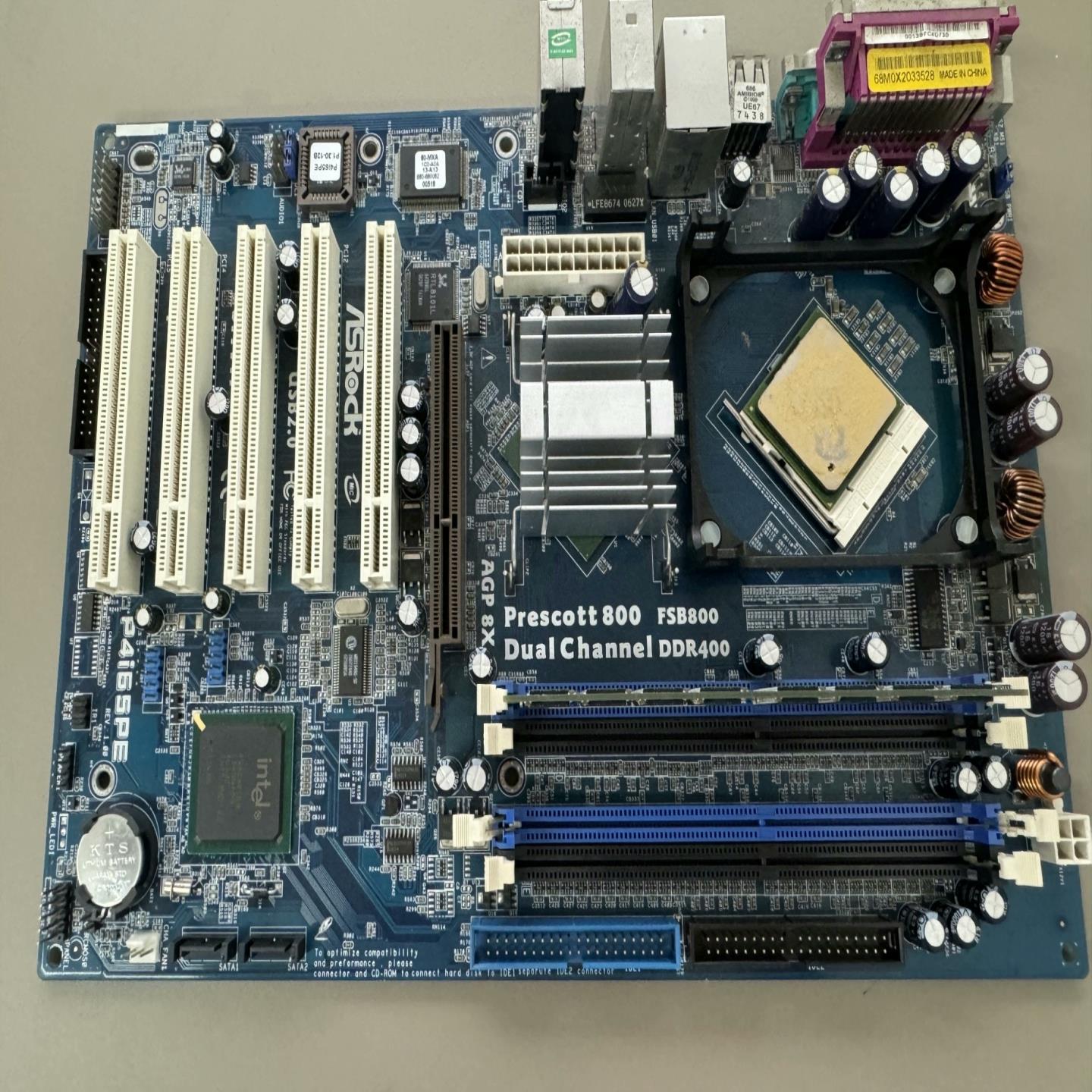 【星慕电子】华擎P4I65PE主板865芯片组 5条PCI插槽