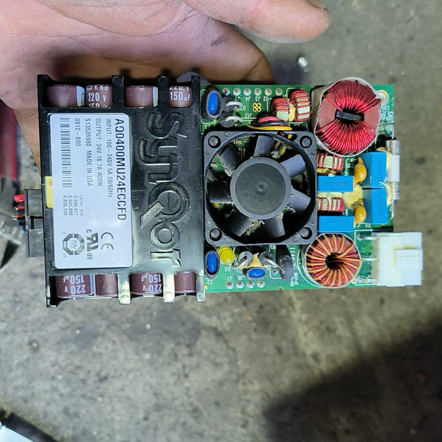 询价~SYNQOR AQ0400MU24ECCFD电源模块400W