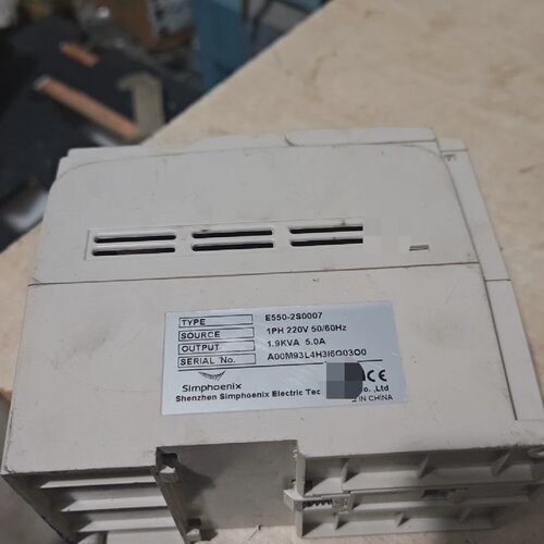 询-0.75kw四方变频器E5502S0007功率0.75k
